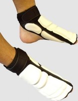 Taekwondo Wettkampf-Fuß-Spannbandage-Fußschutz. Budo