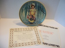 1986 Knowles Easter Jessie Willcox Smith Holiday Memories Plate 1st Issue