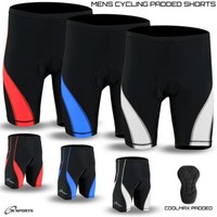 Herren Radsport Shorts Radlerhose Padded Kurz Fahrradhose MTB Cycling Shorts Neu