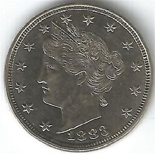 Coin. 1883 No Cents Liberty V Nickel Really Nice Shape Lot 25