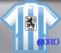 Aufkleber + Auto + TSV 1860 München + Trikot mit Löwe + Waschanlagensicher + NEU