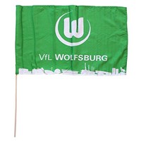 VfL Wolfsburg - Schwenkfahne "Skyline" grün 60x40cm