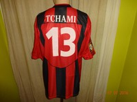 Hertha BSC Berlin Adidas Ausweich Matchworn Trikot 1998/99 + Nr.13 TCHAMI Gr.XL