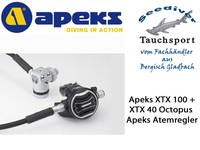 Apeks XTX 100+XTX 40 Octopus Apeks Atemregler