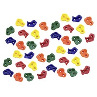 Klettersteine Kunststoff SET für Kinder Klettergriffe für Kletterwand Spielturm