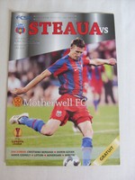 PROGRAMM / STEAUA BUKAREST - MOTHERWELL FC / UEFA CUP 