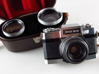 Zeiss Ikon Contaflex Tessar 2,8 / 50 Pro-Tessar 1:4 / 115 1:3,2 / 35 Fotoapparat
