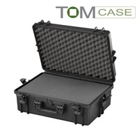Outdoor Case XL 555x430x210 Fotokoffer wasserdicht Kamerakoffer mit Rasterschaum