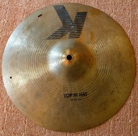 Zildjian K 13" TOP Hi-Hat Becken Cymbal - mit Riss!