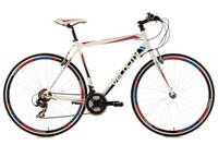 FITNESS SPEED BIKE 28'' RENNRAD 21 GÄNGE VELOCITY WEISS RH 59 CM 122R