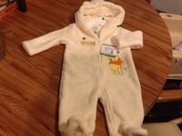 Disney Baby , Baby Snowsuit, Winnie The Pooh, New With Tags Size 3/6 Months
