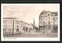 tolle AK Gera, Straße am Puschkinplatz 