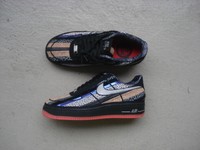 Nike Air Force 1 Low CMFT Premium Qs 43 Black/Atomic Red NOLA Gumbo League AsG