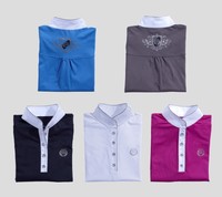 euro-star Turniershirt Hannah mit Crystal Elementen, Turnierbluse