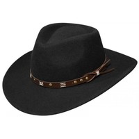 Scippis EMERALD Wanderhern Jägerhut Cowboyhut Outdoorhut Hut Wolle schwarz Gr. S