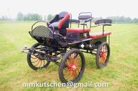 Kutsche Fahrschulwagen Marathonwagen 29" Trainingswagen Wagonette Kutschen ROT