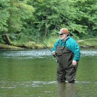 PVC  Wathose Anglerhose Watthose Stiefel mit Profilsohle Teichhose