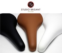 Velo Fixie Sattel Saddle like Regal braun + weiß + black Microfiber #Singlespeed