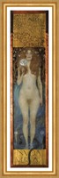 Nuda Veritas Wellen Nixen Wahrheit rothaarig LW Gustav Klimt A2 063
