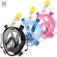 XYT Schnorchelmaske Schnorchel Taucherbrille Tauchermaske für GoPro Kamera NEU
