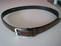 *** LLOYDS Herren GÜRTEL Leder Echtleder Glattleder dunkelbraun L ca. 110 cm ***