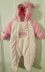 Baby Girls - Mon Petit Thick Bunting - Pink - Size 6/9 Months - New with Tag