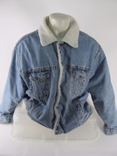Vintage Levi's Sherpa Lined Denim Jacket Size Xl