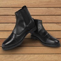 Reitstiefeletten Leder schwarz von Campale Gr. 40 und 41