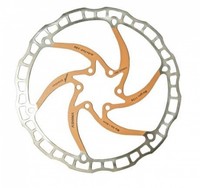 Ashima, Bremsscheibe, Ultralight DISC, 180mm gold 6-Loch nur 112g