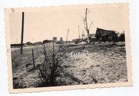 (l12) Russland Nordfront b. Leningrad Schlüsselburg bahnhof gebäude Hütten
