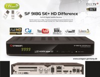 Octagon SF 918G SE+ mit Wi-Fi Adapter (bis zu 300 Mbit/s) und HDMI-Kabel