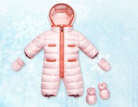 MONCLER BABY QUILTED SNOW SUIT JACKET 9-12 MONTHS