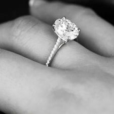 Oval engagement rings settings