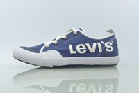 LEVIS WOMENS TRAINERS NAVY CANVAS VERY GOOD CONDITION SIZE UK 5.5