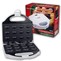 Nussbäcker Nussmaker  Waffeleisen Oreschniza Nussform 12-er 