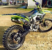 Kawasaki HPM KXF KX 125 250 450 Graphics Decals any year 1990-present
