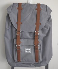 HERSCHEL SUPPLY CO LITTLE AMERICA MID BACKPACK GREY MSRP $99 NEW w/TAG!!