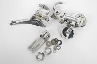 Shimano 600 AX Schaltgruppe, Rennrad, Schaltwerk, Umwerfer, Schalthebel (28)