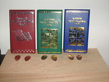 3 Elongated Penny Souvenir Collector Books With 6 Free Pressed Pennies! New!