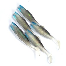 SF Silicone Soft Lures Worm Fishing Baits Bass Trout Shad Bait Crank Swim Bait