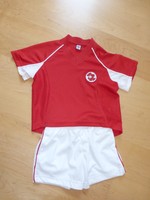 °° TOP °° Trikot Schweiz Kinder Kombi Hose T-Shirt Set ° Gr. 104 °° wie NEU