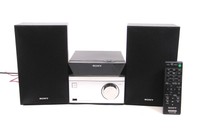 SONY CMT-S20B Kompaktanlage Radio CD-Player Tuner AUX RDS Stereonlage + 2 Boxen