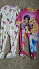 Lot of 2 footed pajamas girls size 3t
