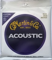 2 SATZ MARTIN M-175 Westerngitarren-Saiten 80/20 Bronze 011-052