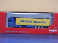 Herpa 1:120 MB Actros MP2 LH/ Aerop. Ga-KSZ Willi Betz