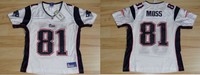 NFL Damen/Ladies Football Trikot/Jersey NEW ENGLAND PATRIOTS Randy Moss #81 whit