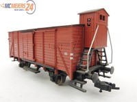 E6N228 Fleischmann H0 Gedeckter Güterwagen mit Bremserhaus DR