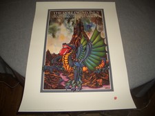 Rolling Stones Poster limited edition Cardiff Concert Tour 1973 Lithograph rare