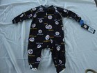 Pittsburgh Steelers Newborn Infant Full Zip Footed Pajama Sleeper Coverall NWT