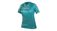 Endura Singletrack kurzarm Damen-Trikot MTB Gr. L teal